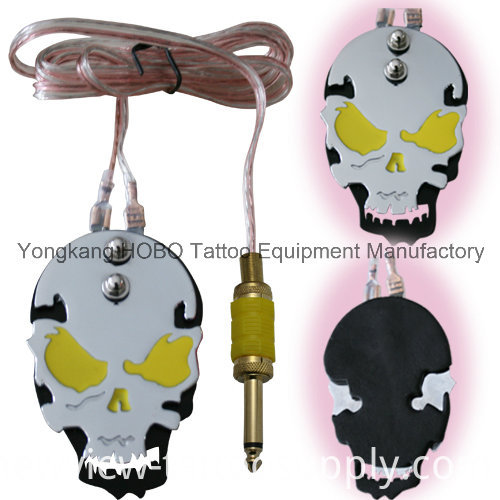 Premium Skull Pedal Tattoo Power Supply Tattoo Machine Foot Switch
